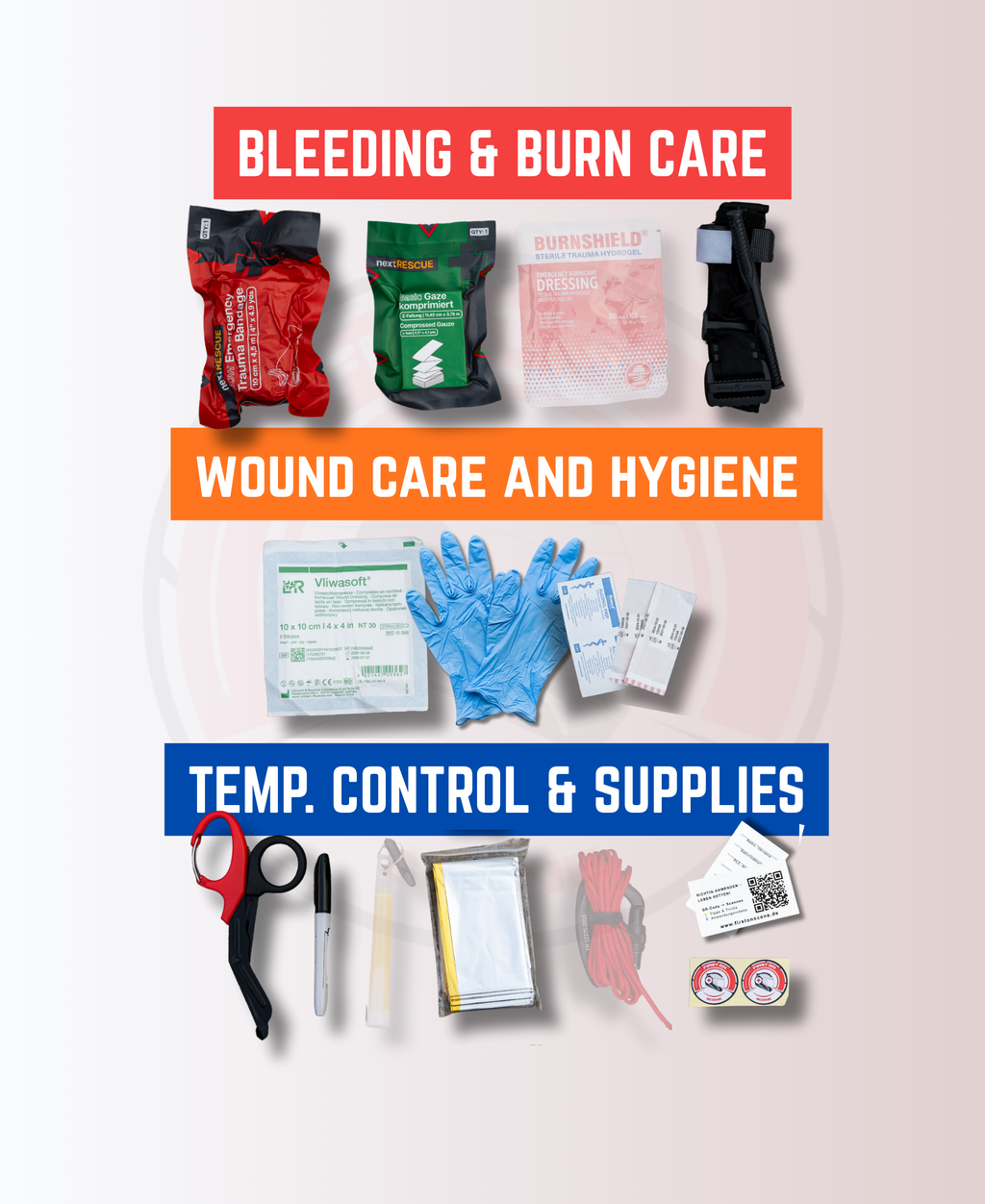 FirstOnScene Trauma-Kit Basic